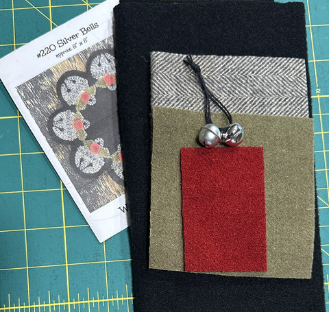 Silver Bells Kit with printed pattern