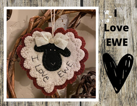 I Love EWE..... Kit with pattern